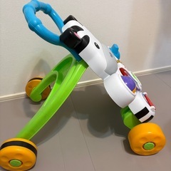 Fisher-Price 歩行器 ゼブラ 手押し車 音が出る知育玩具の画像
