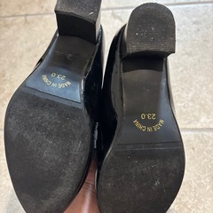 ロペピクニック　ローファー　ヒール　黒の画像