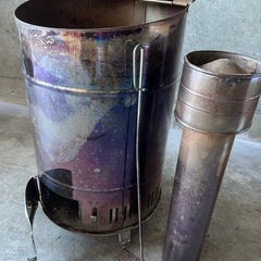焼却炉　ステンレス製 落ち葉・庭枝焼却器　の画像