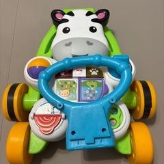 Fisher-Price 歩行器 ゼブラ 手押し車 音が出る知育玩具の画像