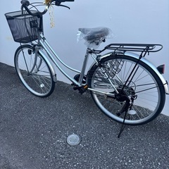 自転車　未使用　マイコレクション　マイコレ　24インチ　チャリ　6段 ギア付きの画像