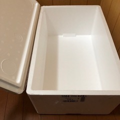発泡スチロールの箱の画像