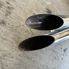 バイク　マフラー　ハーレーの画像