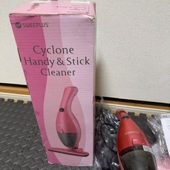 掃除機 SIXPLUS ハンディクリーナー ピンク 未使用の画像