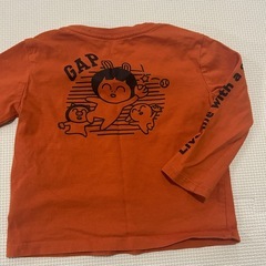 11/30まで 90 baby GAP オレンジ ロンティの画像
