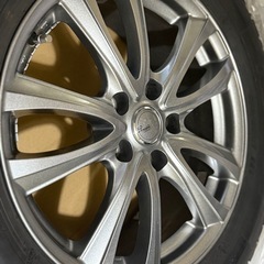 17インチアルミホイール　スタッドレスタイヤ　4本セットの画像