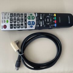 液晶テレビ SHARP AQUOS 40型 リモコン付きの画像