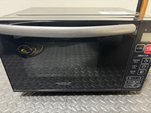 Microwave Oven 2021年製 電子レンジ ブラック フラットタイプ