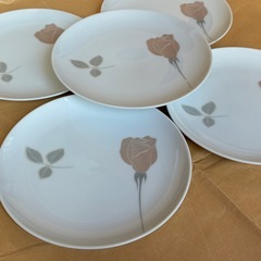 約15㌢平皿5枚　ケーキ取り分け用におすすめサイズの画像