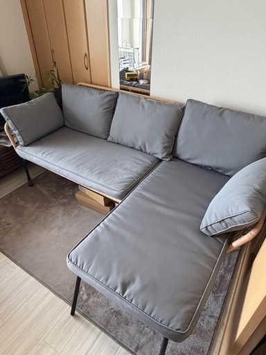 ❗️本日受け渡し可❗️3人掛けソファ (東遥平) 十三のソファ《3人掛け