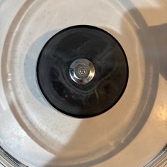 IKEA　ガラス製鍋用ふた ステンレスハンドル付きの画像