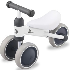【引取】d-bike スノーホワイト　室内三輪車　おもちゃ
の画像