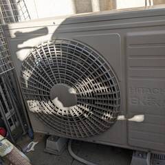 日立ルームエアコン　白くまくん（おもに18畳用）※値下げ相談可（室内機RAS-X56F2　室外機RAC-X56F2）の画像