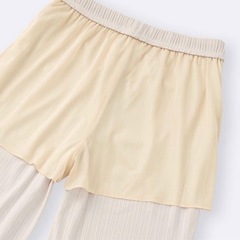 GU ジーユー リブプルオンパンツの画像