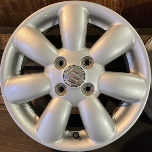 アルミホイール14インチ4.5J 4本／100-4H +45／SUZUKI A4999
