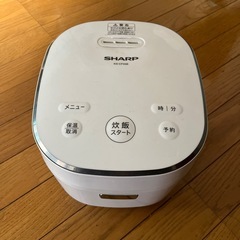 SHARP 炊飯器　KS-CF05Bの画像
