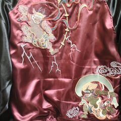 スカジャン（風神雷神）の画像