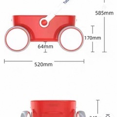 【美品】手押し車  カート 子どもカート おもちゃ入れの画像