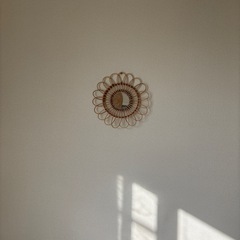 フラワーモチーフミラー　鏡の画像