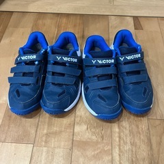 バドミントンシューズ（ジュニア用）　ビクター　22センチ
の画像