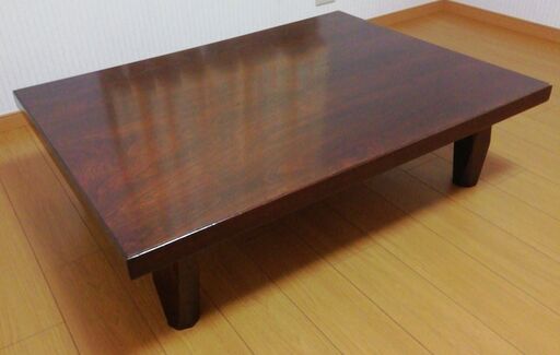 座卓幅118cm 奥行88cm 高さ33cm (とむ2025) 桜井の家具の中古