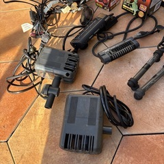 水槽、爬虫類、水中ポンプ等いろいろの画像