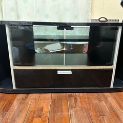 テレビボード 黒の画像