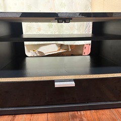 テレビボード 黒の画像