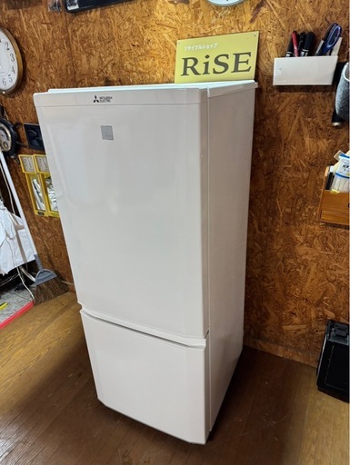 K2202 MITSUBISHI 三菱 2ドア冷蔵庫 146L 2017年製