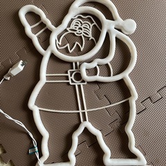 サンタクロース　ライト　イルミネーションの画像