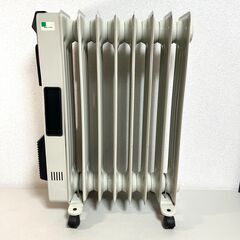 デロンギ  オイルヒーター ヒターファン付き 8枚フィン utax 470812G 空気を汚さない ルームヒーター 動作確認済み Delonghiの画像