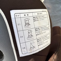 ジュニアシートの画像