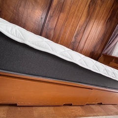 ベッドフレーム 収納付き※マットは除くの画像