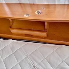 ベッドフレーム 収納付き※マットは除くの画像