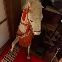 兜、馬人形の画像