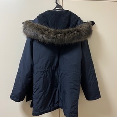 UNIQLO防寒着黒XL adidasバックウエストポーチの画像