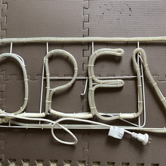 チューブライト　イルミネーション　アメリカン　OPENの画像