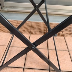 【11月まで】IKEA  ガーデニングチェア2脚　テーブルの画像