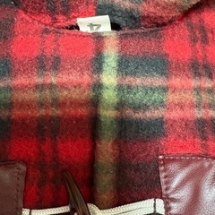 ペット服 ファー付きコート 4号の画像