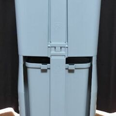 【美品】二段式フット式ゴミ箱の画像