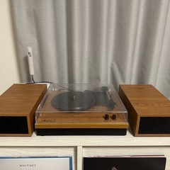 レコードプレーヤー Bluetooth スピーカー アナログ盤 オーディオの画像