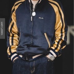 リバーシブル虎刺繍スカジャン希少モデルの画像