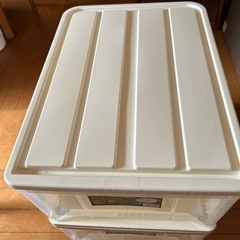 クローゼットに収まる衣装ケースの画像