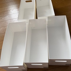 【未使用品】ニトリ   洗面台下整理ボックス5個セット の画像