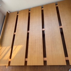 【引取先決まりました】早い者勝ち！ダブルベッドフレームの画像