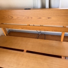 【引取先決まりました】早い者勝ち！ダブルベッドフレームの画像