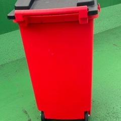 ゴミ箱　CASTER PAIL キャスターペール　90L 赤　引き取り限定の画像