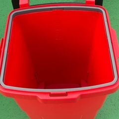 ゴミ箱　CASTER PAIL キャスターペール　90L 赤　引き取り限定の画像