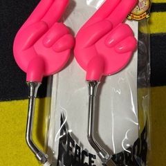 当時物 ピースミラー ジャンケンミラー DAMMTRAX バイク 8mm チョキの画像