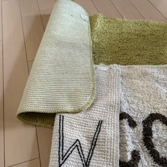 可愛い玄関マット2枚の画像